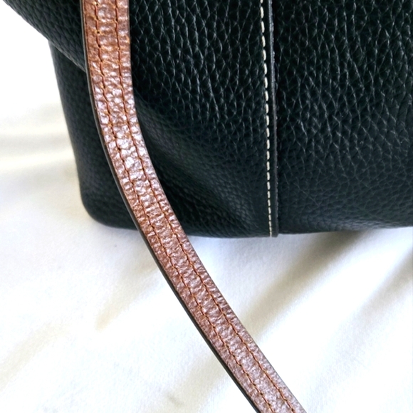 EUC Dooney & Bourke Lexington Small Tote Pebbled Leather Black - Picture 10 of 10